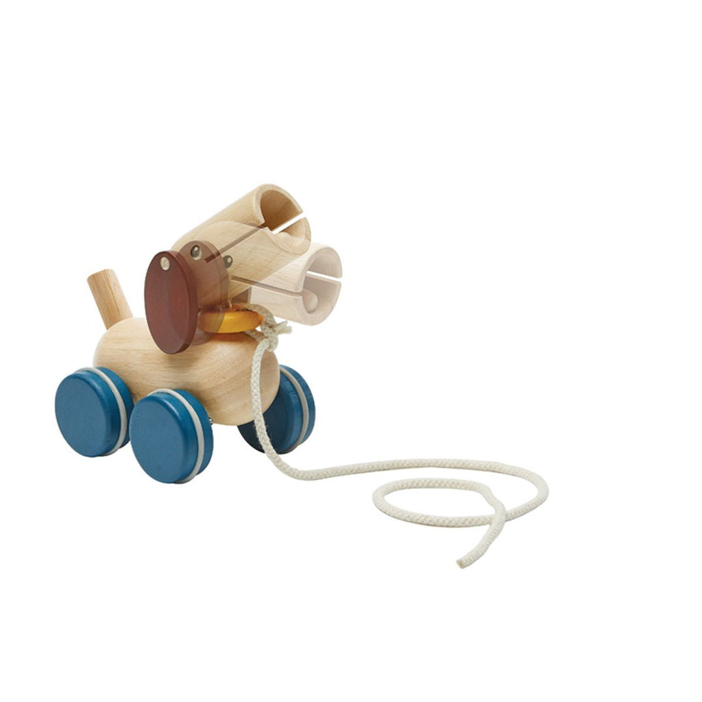 لعبة «Push and Pull Puppy» من PlanToys — لعبة خشبية للمشي