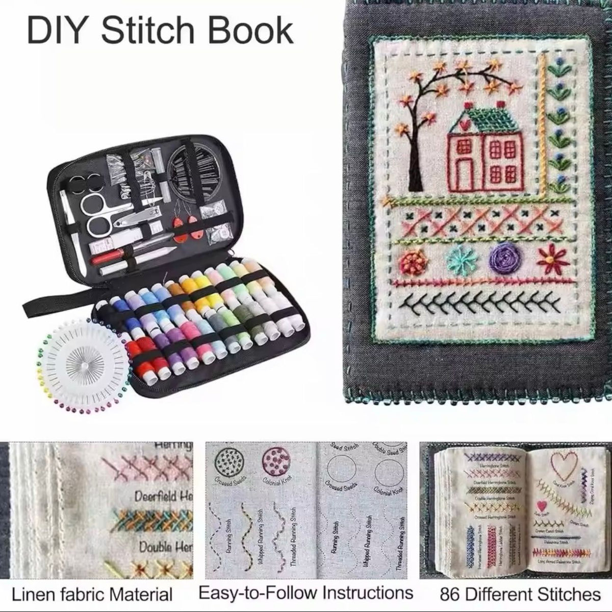 Sewing &amp; Embriodery Notebook Kit