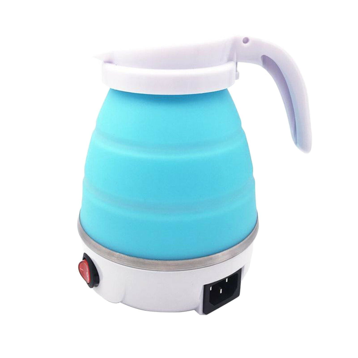 Folding Travel Kettle 600ml Electric Silicone Water Bottle Portable Heating Fast Kettle