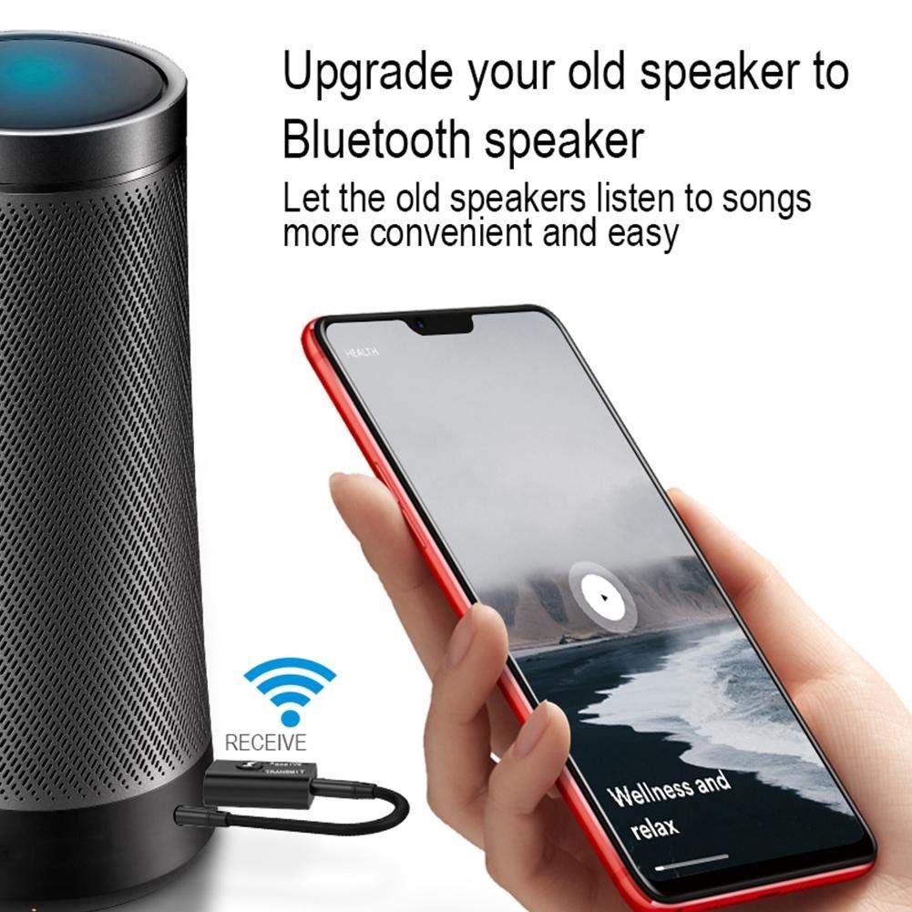 2-in-1 USB Bluetooth Audio Transmitter Smart Receiver 3.5mm Adapter For TV PC