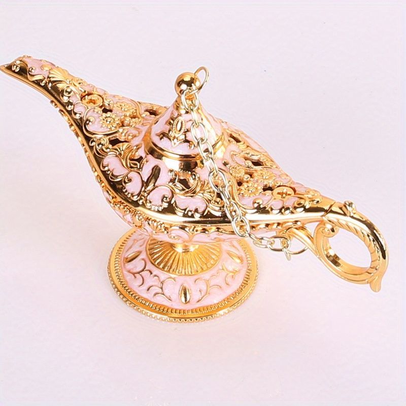 Vintage Magic Genie Lamp Wishing Light Ornament for Home Decoration Christmas Gifts