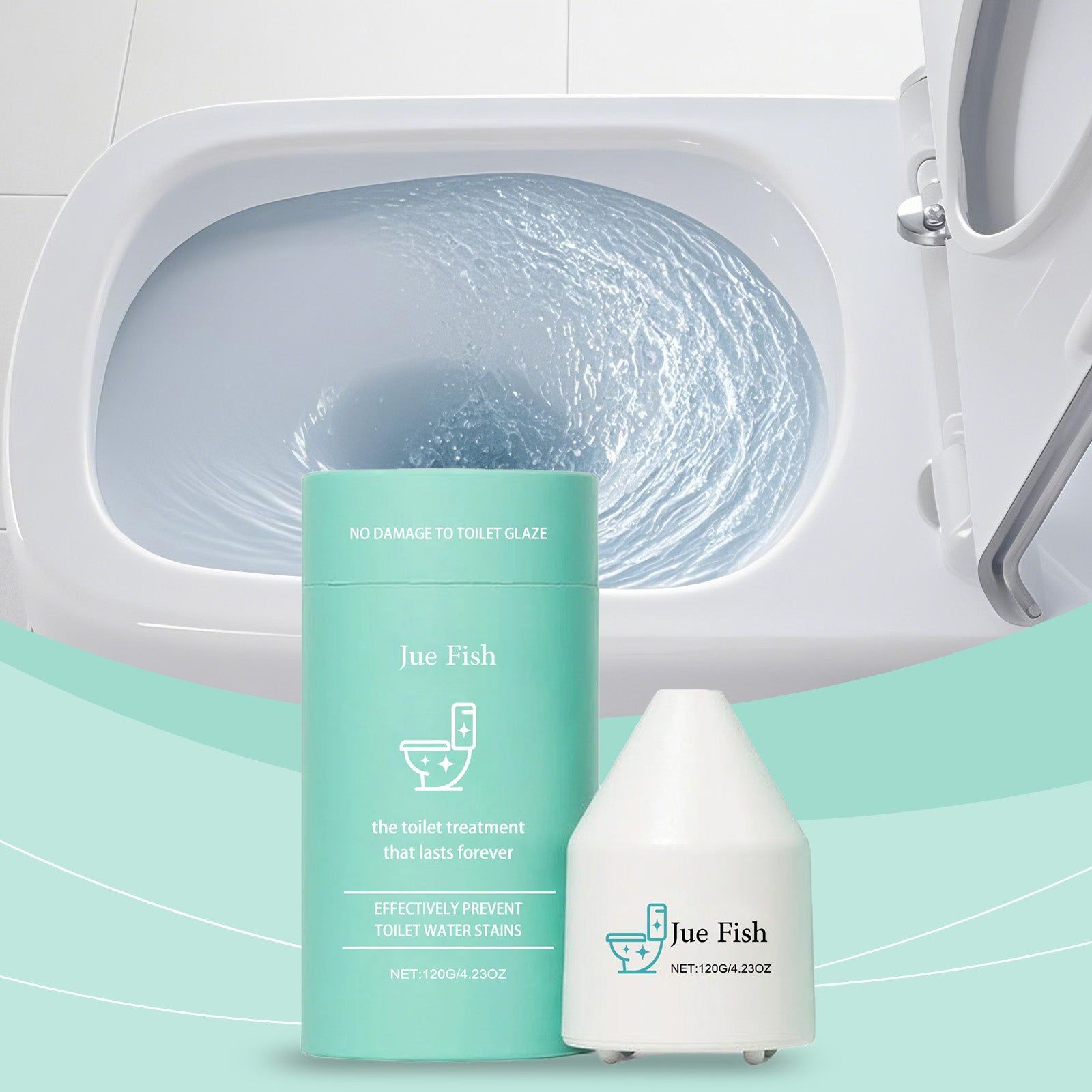 Automatic Toilet Cleaning Foam, Fresh Odor Removal, Easy Flush Tank Cleaner ,120g