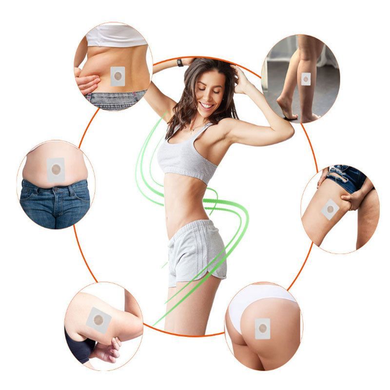 30pcs Weight Loss Slimming Patch Natural Ingredients Navel Stickers Fat Belly Burner For Beer Belly Bucket