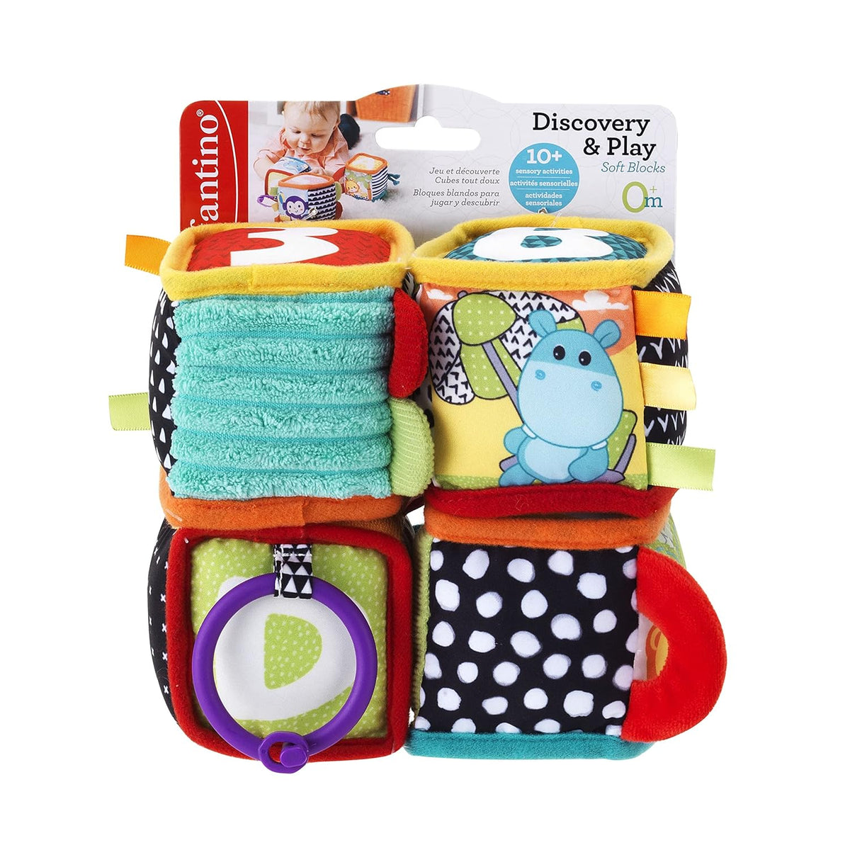 Infantino - Discovery & Play Soft Blocks