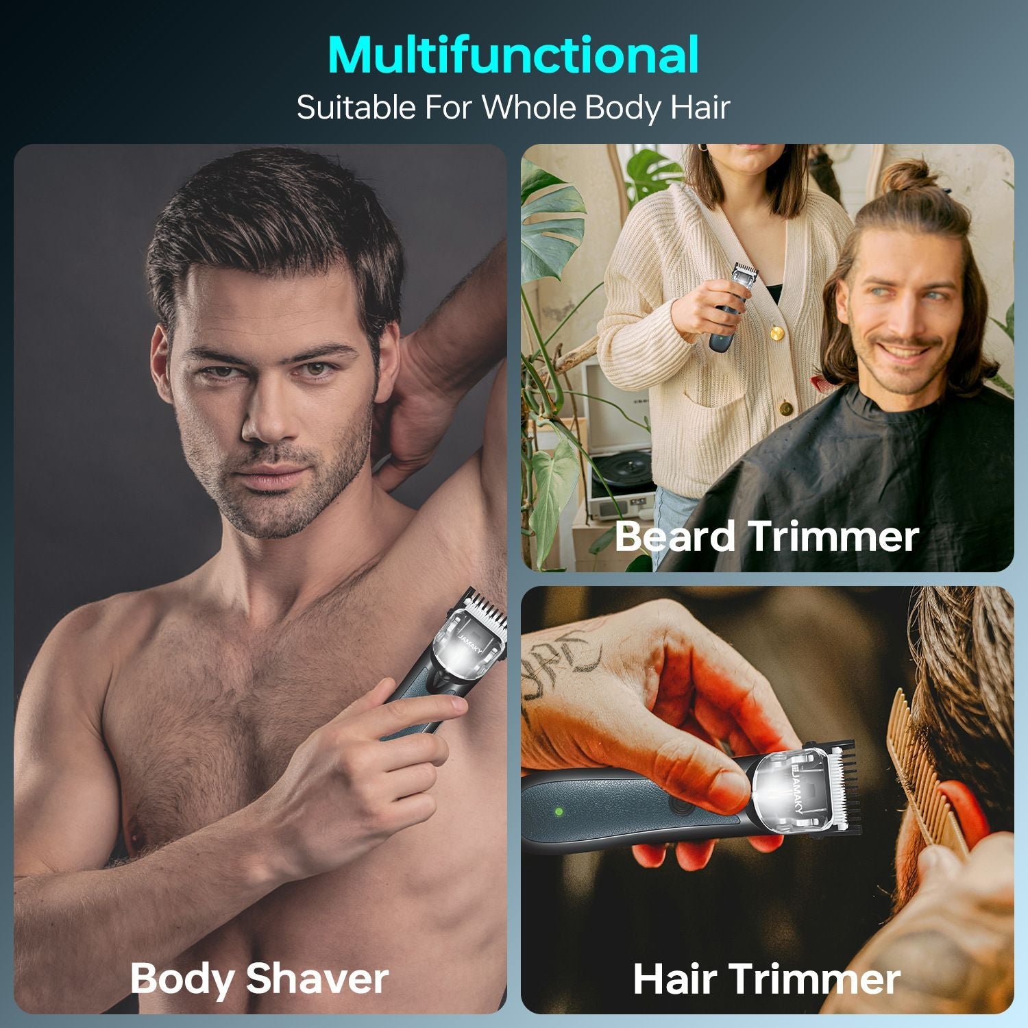 4-in-1 Hair Trimmer Grooming Kit