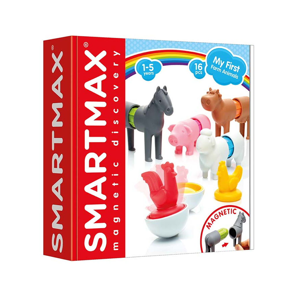 SmartMax My First Farm Animals — Magnetic Building Toy