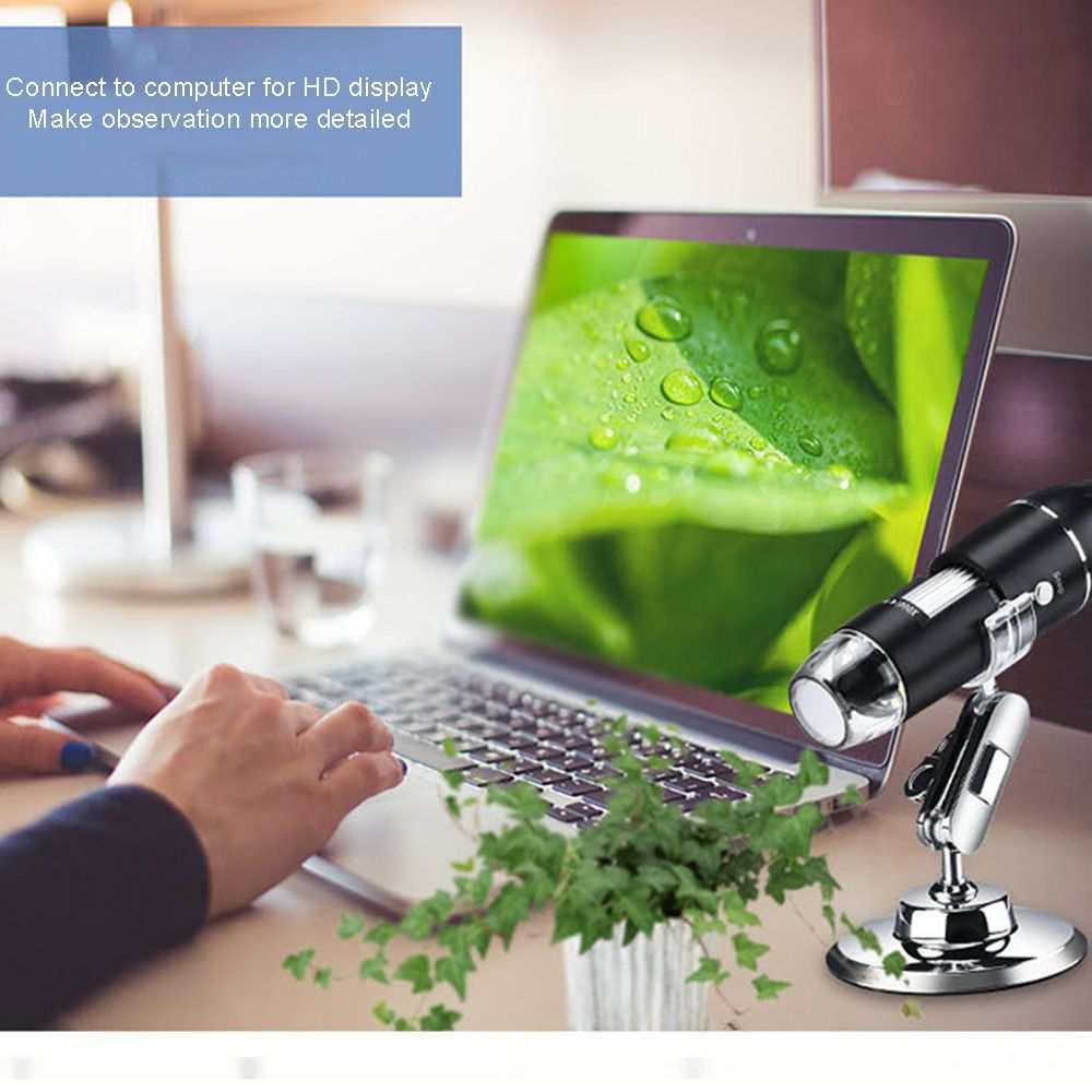 Digital Microscope 3 In 1 1600X Magnification Camera With Rotatable Stand