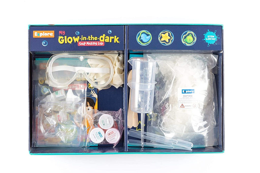 My Glow In The Dark Soap Making Lab - Explore