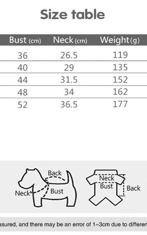 Dog Warm Coat Waterproof Pet Autumn Winter Reflective Vest Cotton Clothes