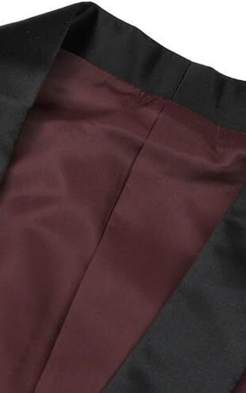 Men's 2 Piece Suit Shawl Lapel Tuxedo One Button Solid Slim Fit Blazer Jacket