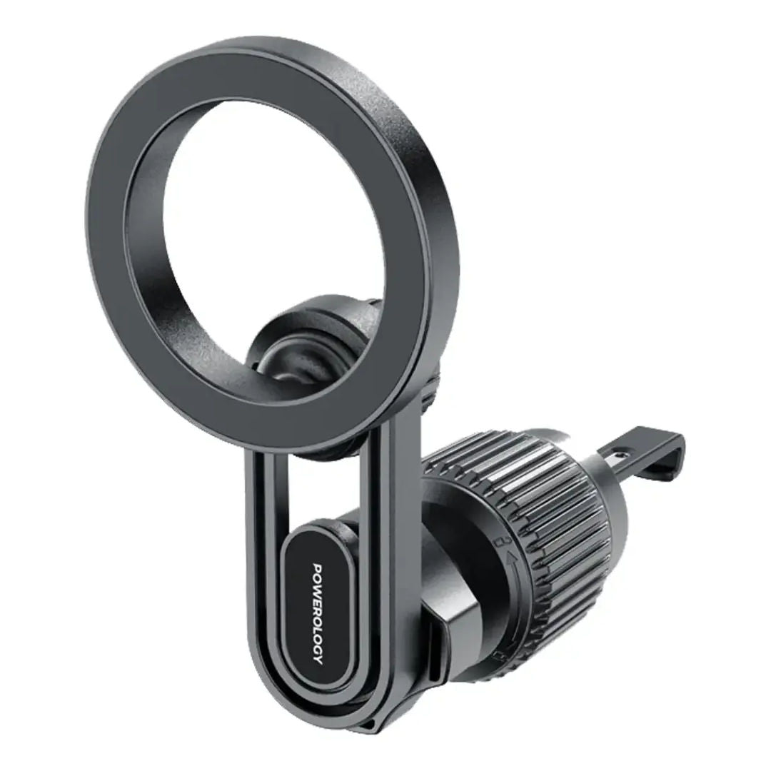 Powerology SnapMount MagSafe Car Holder, Black