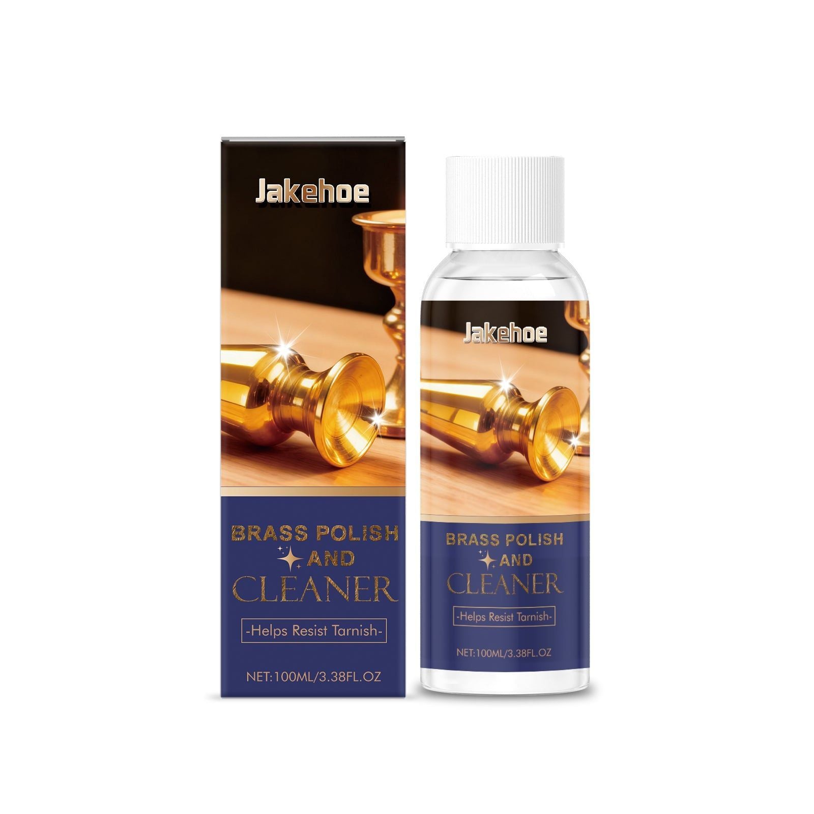 Brass Polishing Cleaner, Metal Shine Restorer, Scratch Remover, Easy to Use ,100ml
