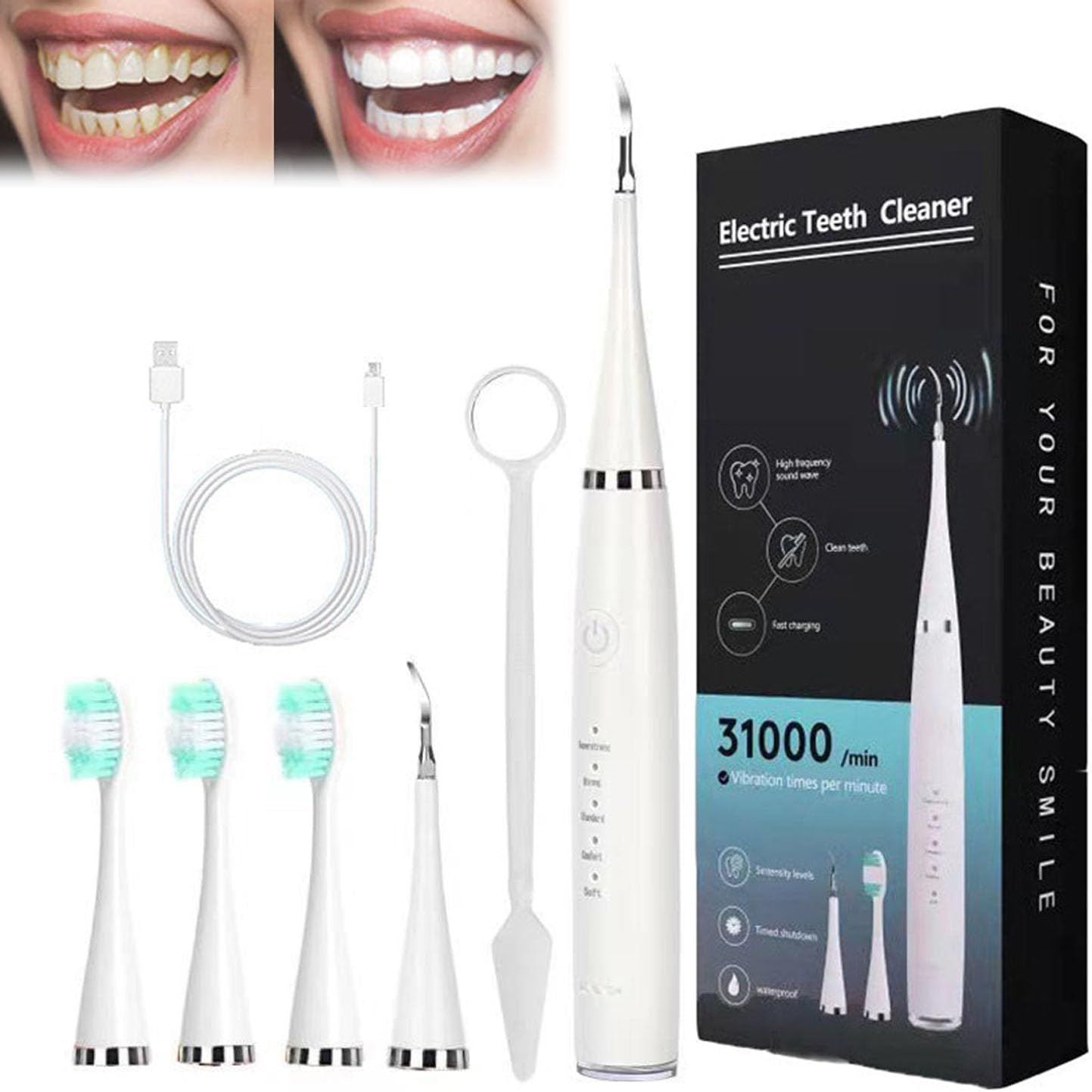 Electric Teeth Cleaner Teeth Cleaning Dental Cleaner Tar Remover