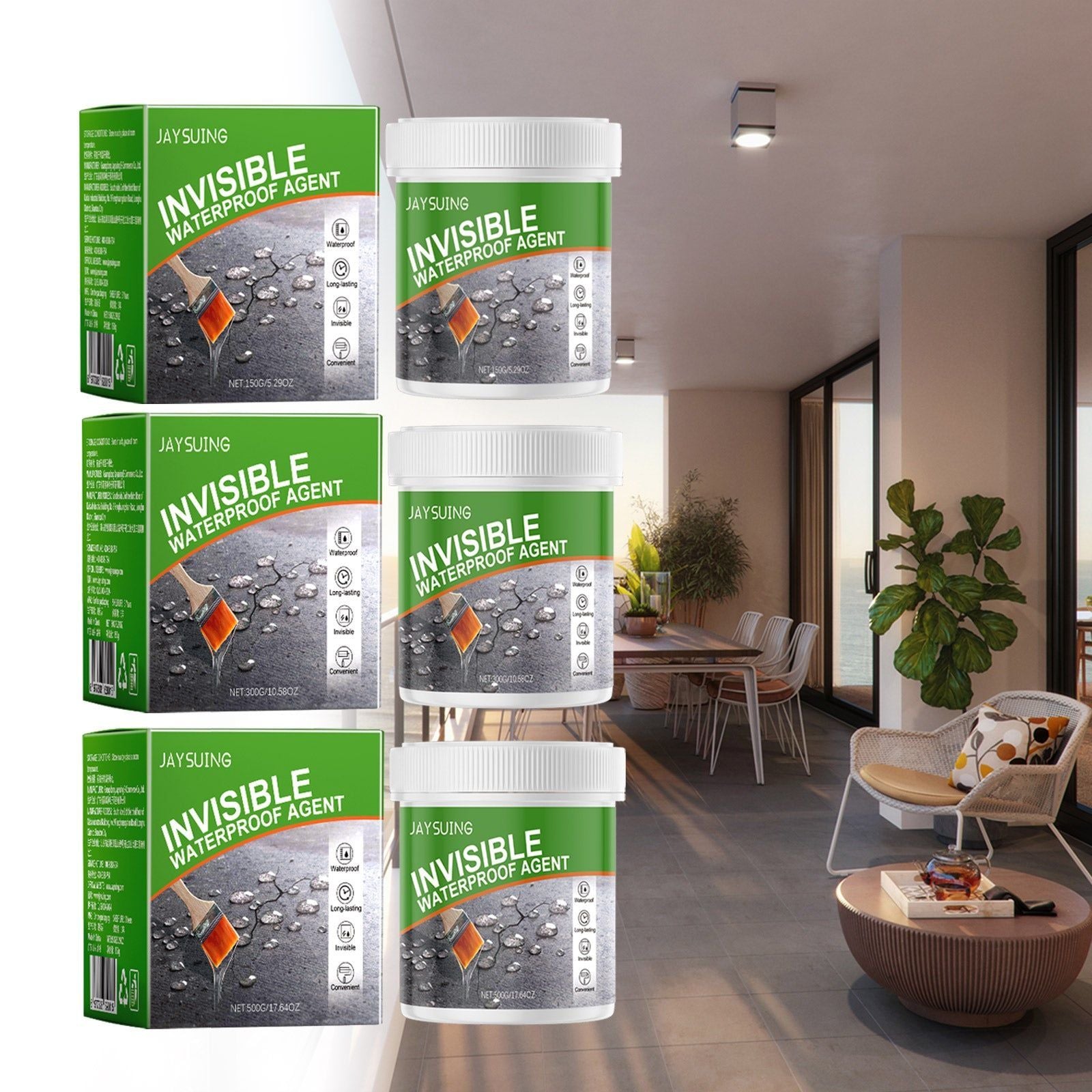 Ultimate Waterproof Glue, Leakproof Sealant for Walls Roofs, Multi-Purpose, Flexible, Long-Lasting ,500g