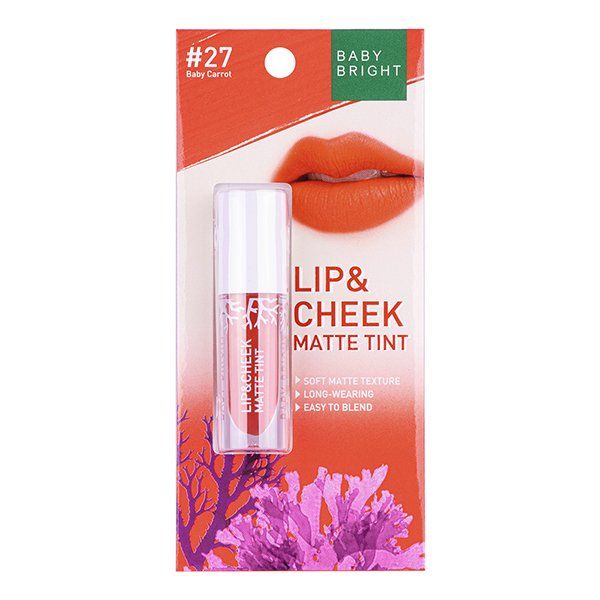 LIP & CHEEK MATTE TINT 2.4G BABY BRIGHT (M) #27 BABY CARROT