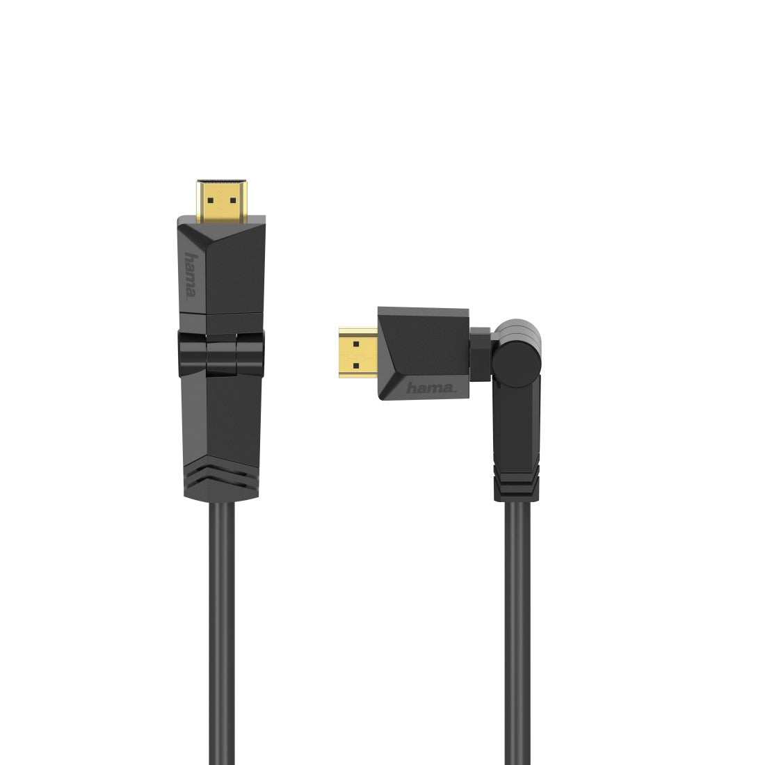 Hama 205011 High Speed Hdmi™Cable,Plug-Plug,Rotation,Gold-Pltd,Enet,1.5 M