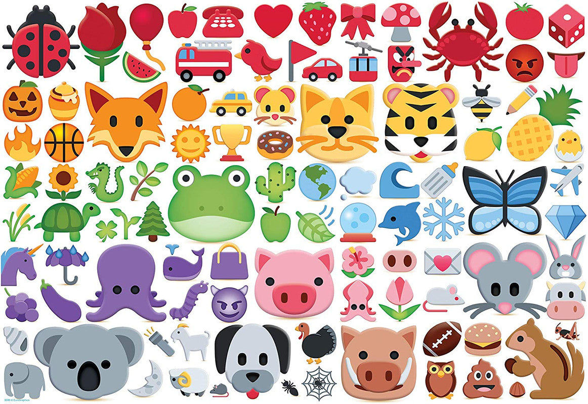 Emoji Colors 100 Pieces Puzzle