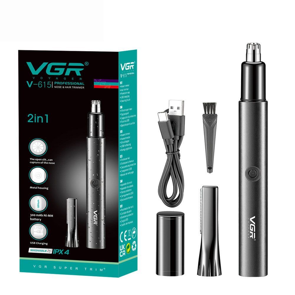 2-in-1 USB Nose Hair Trimmer Kit