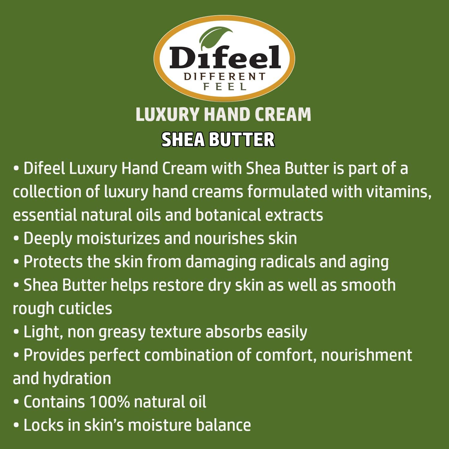 Difeel Hand Cream Shea Butter 40G