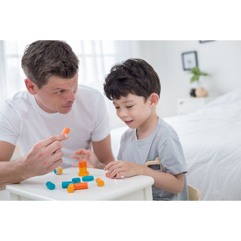 PlanToys Stacking Game — Wooden Dice Game