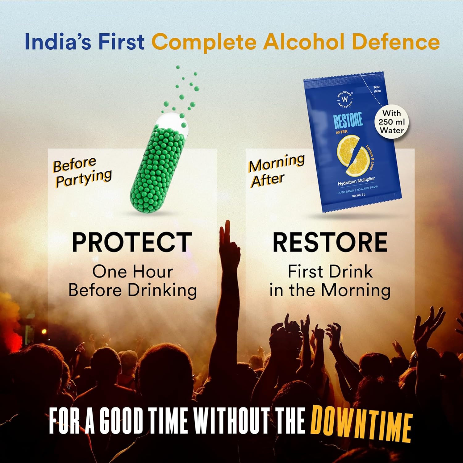 Wellbeing Nutrition Hangover Relief 2 Count