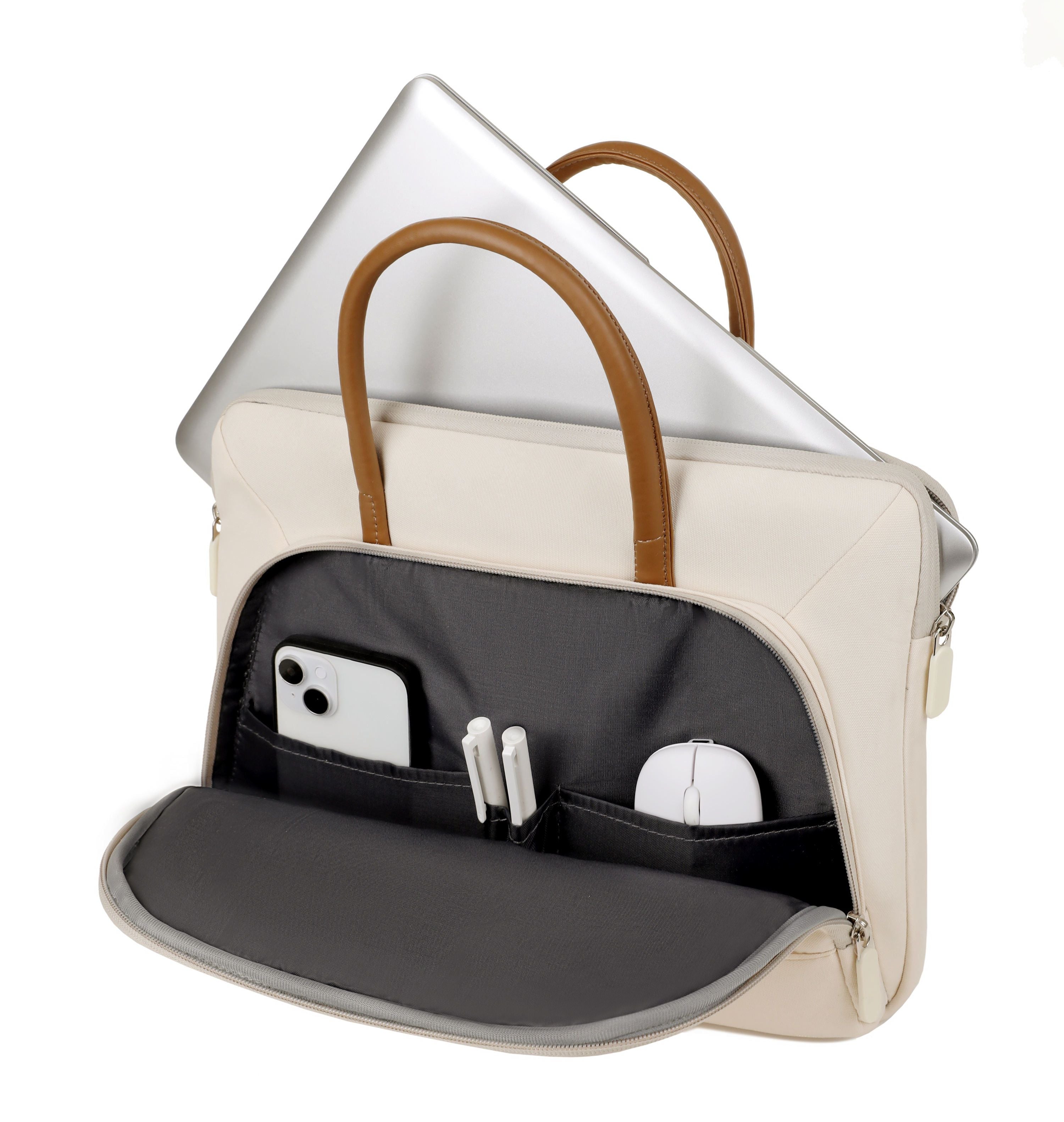 Business Portable Shockproof School Laptop Carrying Bags Cove Briefcase Office Laptop Bag for Women