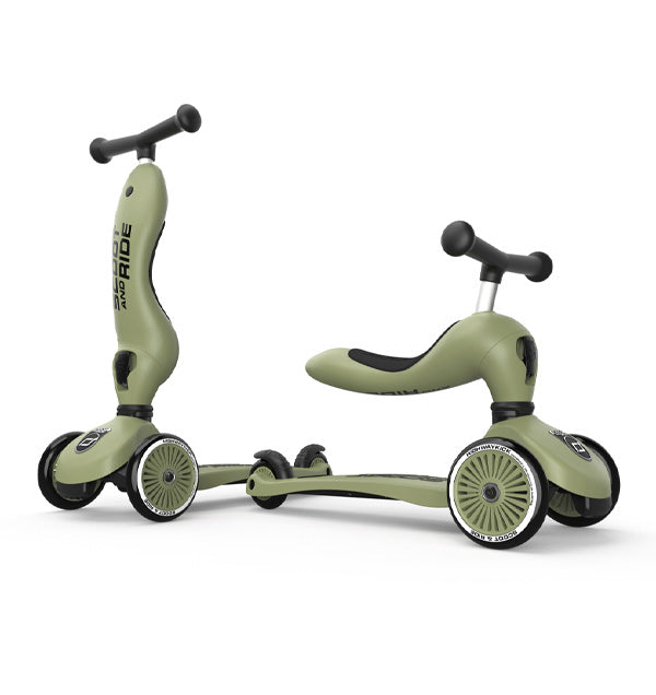Scoot&Ride-Highwaykick 1 Olive