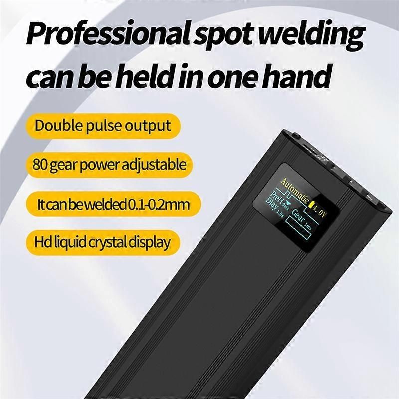 Handheld Spot Welding Machine 80 Gears Spot Welder for 18650 Battery