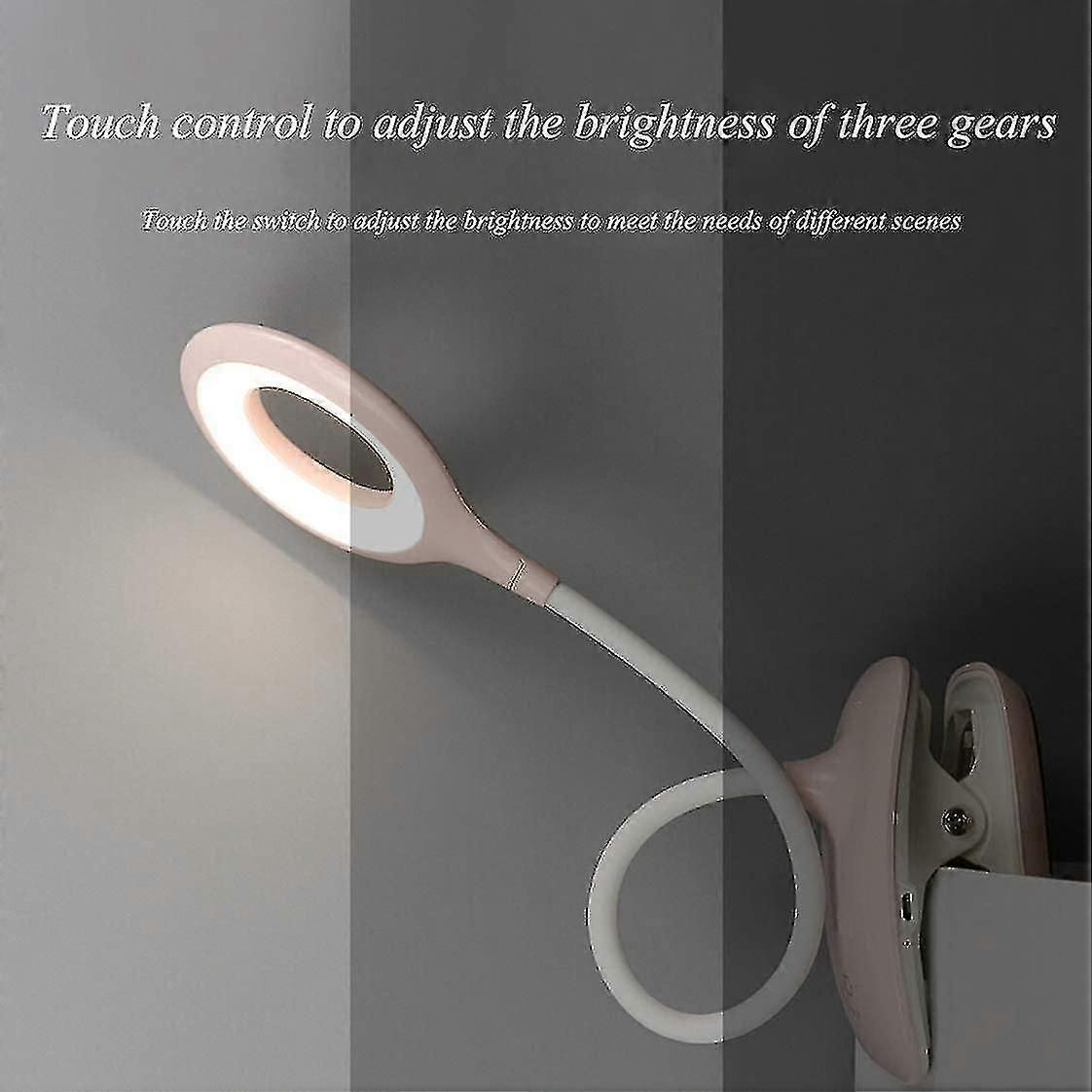 Led Clip-on Reading Lamp Dimmable Eye Protection Table Lamp zxin