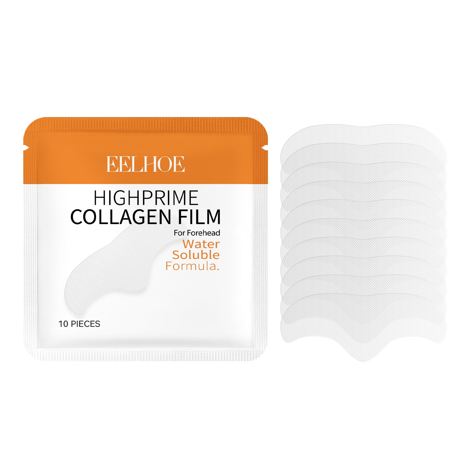Collagen Film for Firming Skin, Wrinkle & Nasolabial Fold Lift, Anti-Aging ,10pieces
