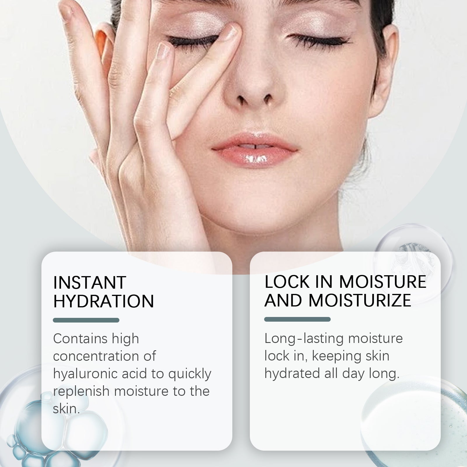 Ultimate Hydrating Moisturizer, Repair Skin, Reduce Wrinkles, Deep Moisture, Hyaluronic Acid Ampoule ,30ml