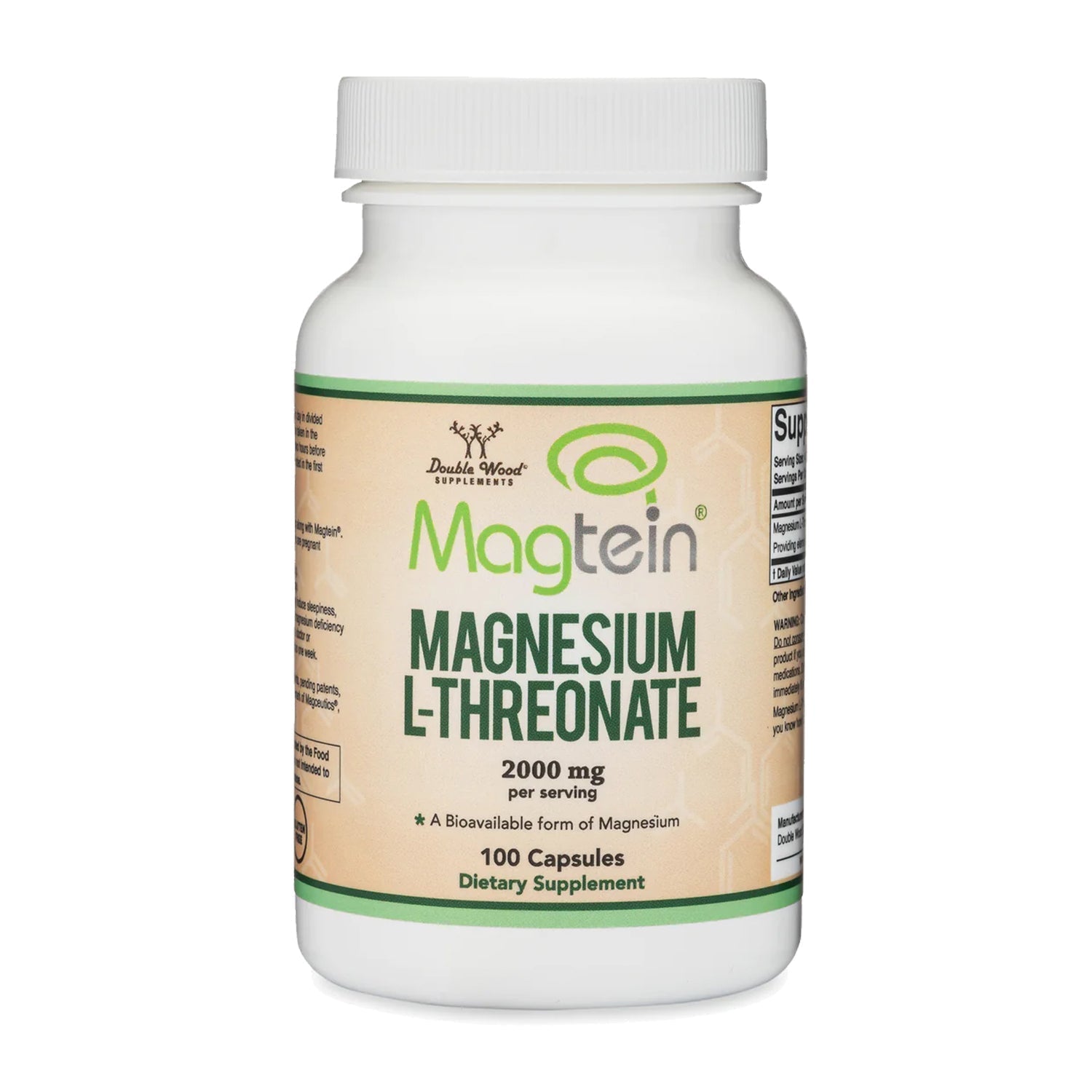 DoubleWood Supplements Magnesium L-Threonate 100 Capsules