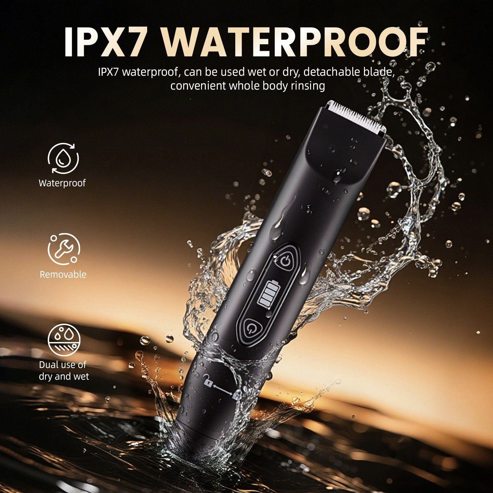 3-in-1 USB Rechargeable Grooming Trimmer Kit
