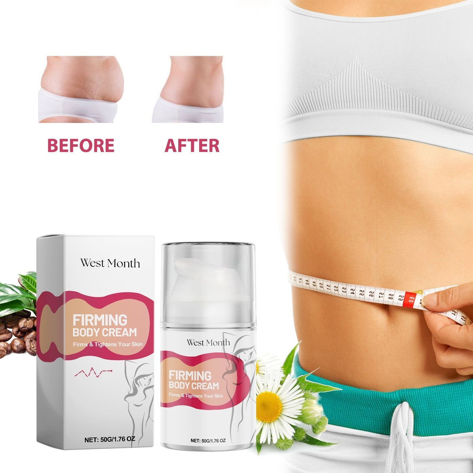 Slimming Cream for Body Sculpting, Tummy & Arms Firming, Lose Fat Fast ,50g
