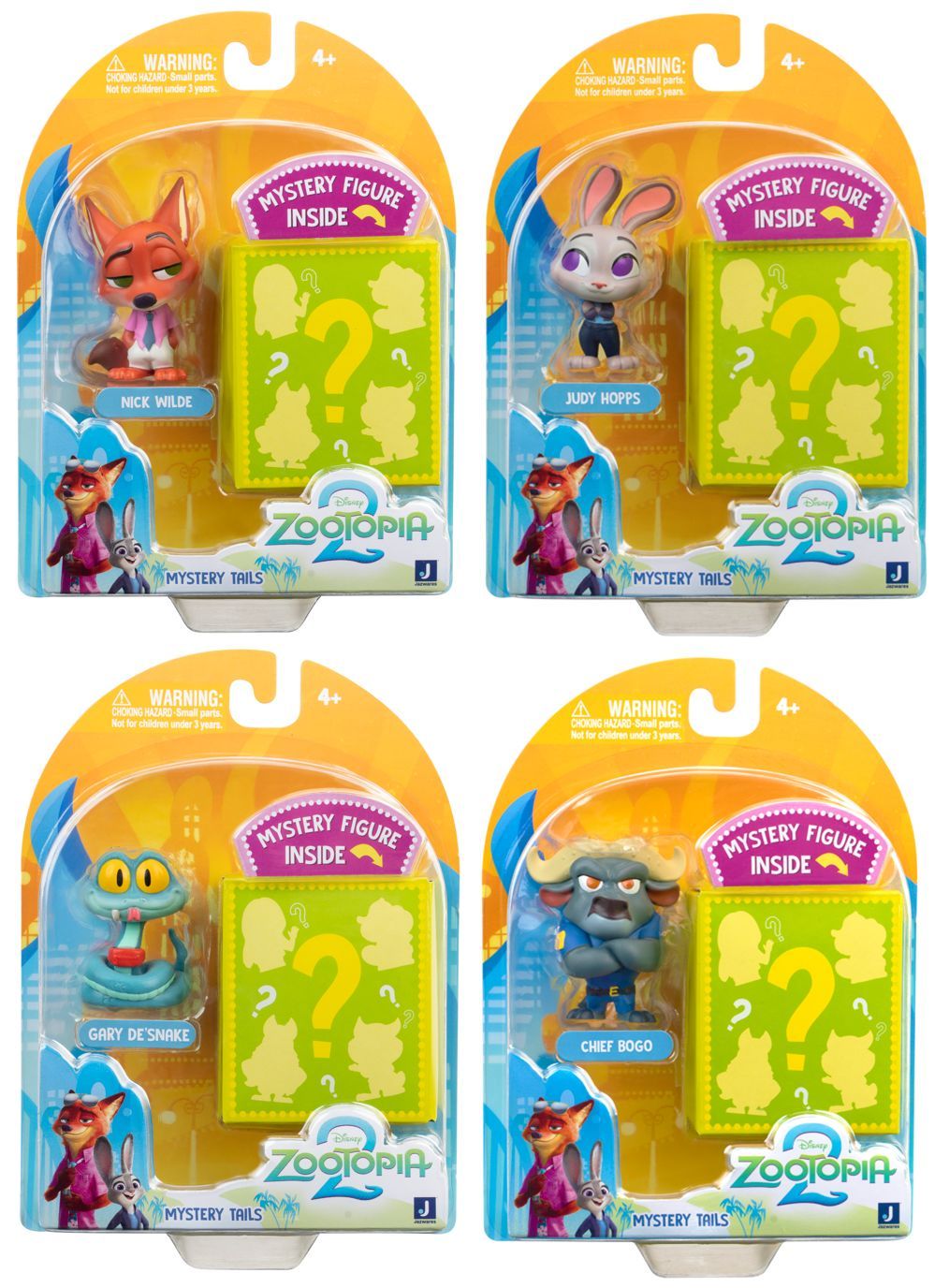 🦊🐰 Zootopia 2 Mystery Tails 2-Pack Figure – Random Selection