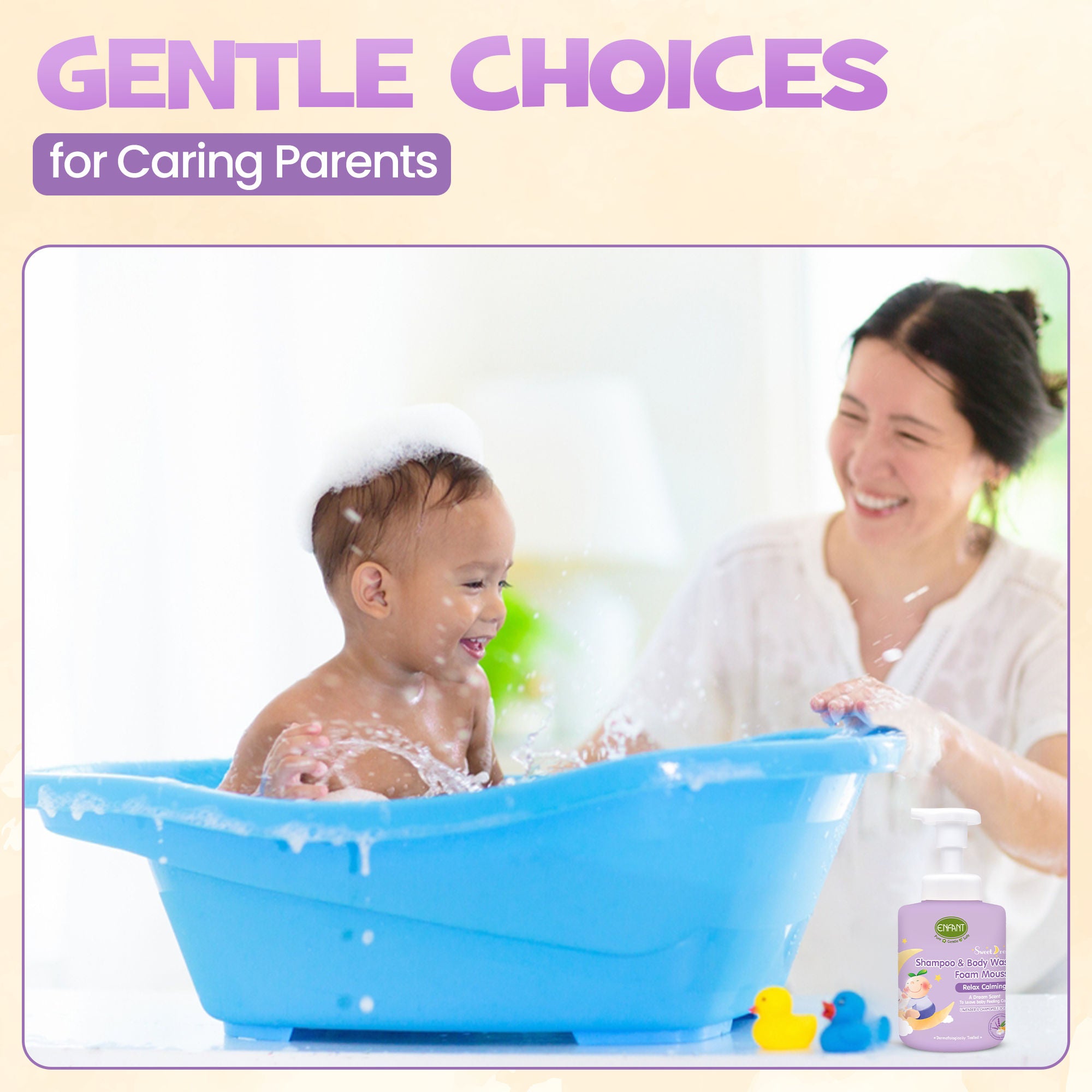 ENFANT Sweet Dream Shampoo & Body Foam Mousse 400ml