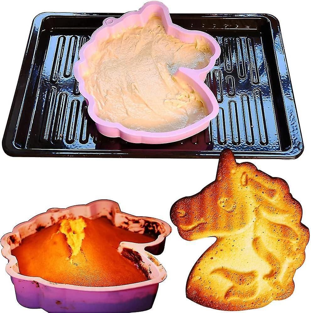 Silicone Unicorn Cake Mould For Baking Chocolate And Soap