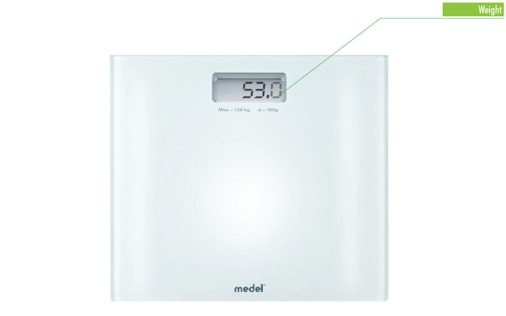 MEDEL 92081 CRYSTAL DIGITAL WEIGHING SCALE