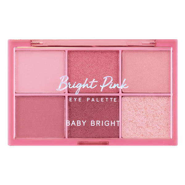 باليت ظلال عيون زاهية باللون الوردي 0.7 جرام × 6 ألوان زاهية للأطفال (M)