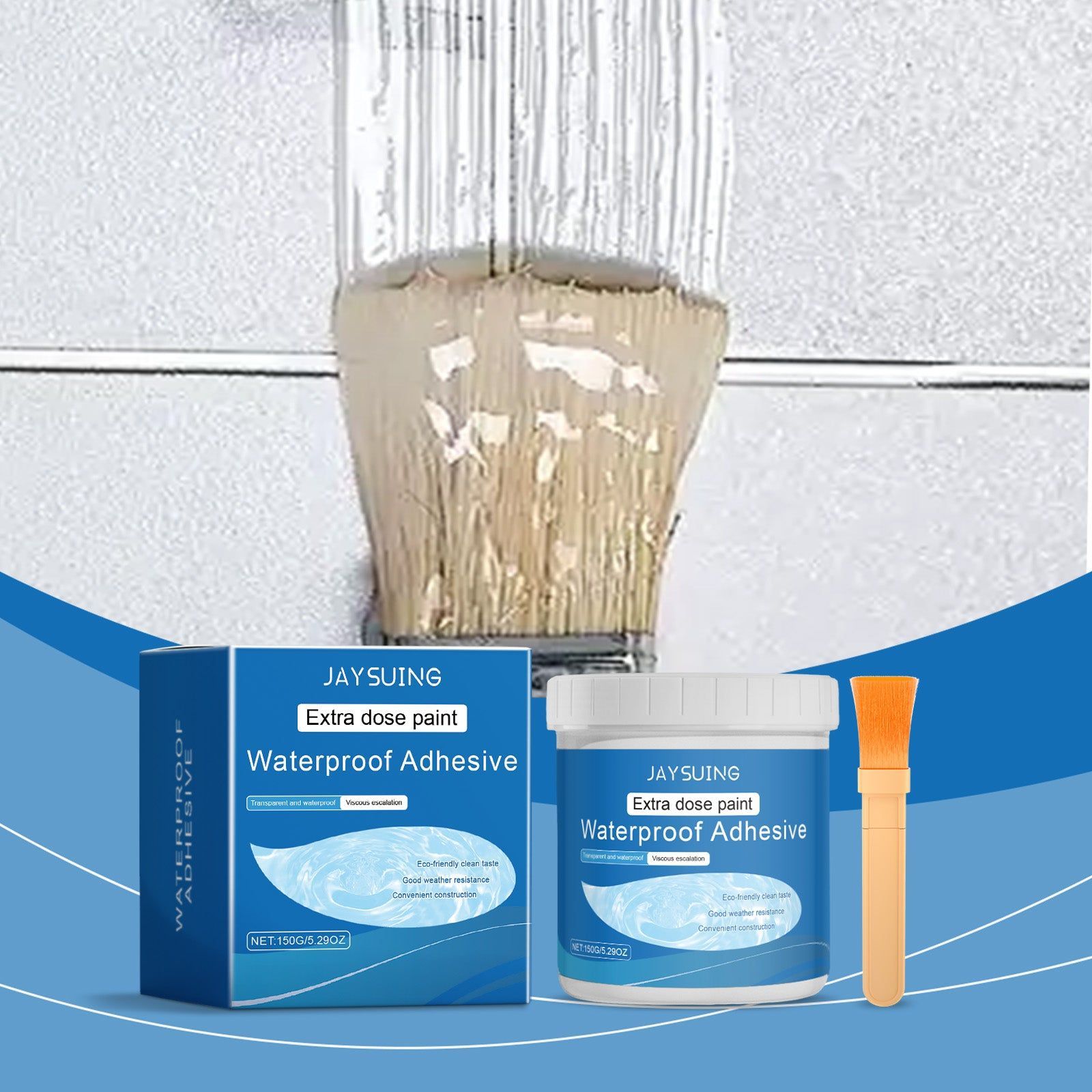 Premium Waterproof Leak Repair Coating, Exterior Wall Bathroom Floor Sealant ,1 set