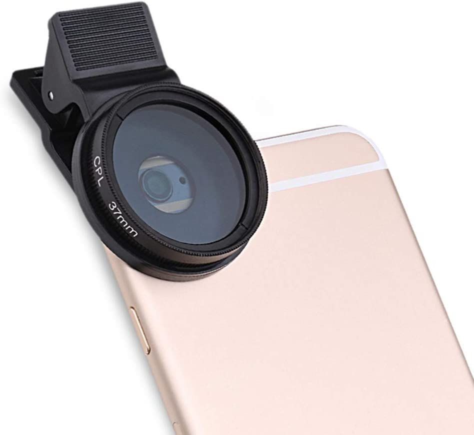 Phone Camera Lens 37mm CPL Phone Polarized Lens Clip On Filter Lens