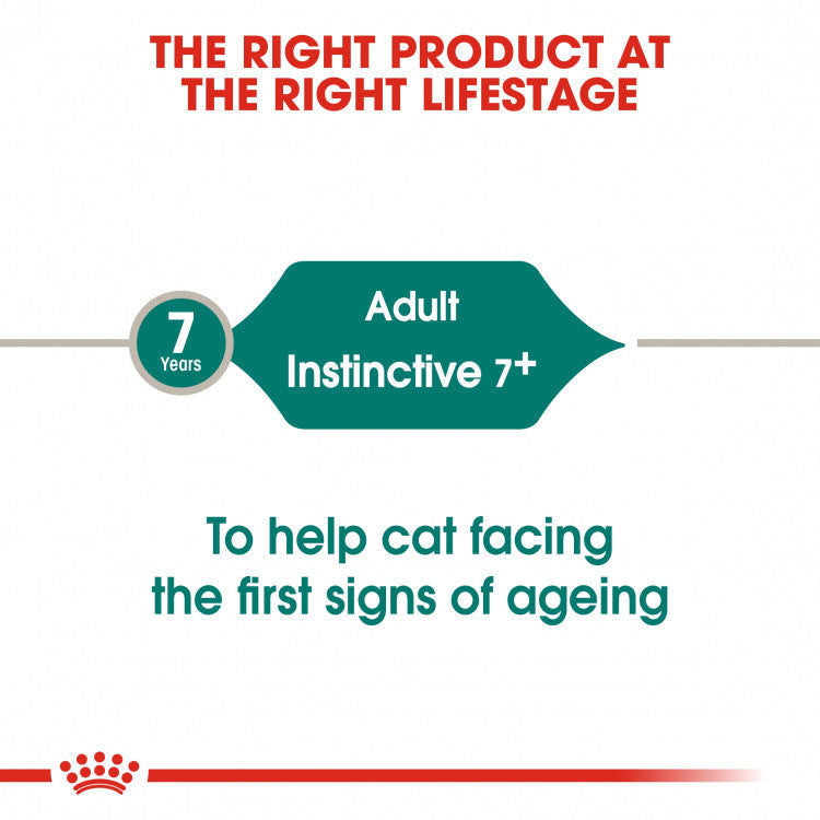 Royal Canin Feline Health Nutrition Instinctive +7 Gravy - 12 Wet Food Pouches