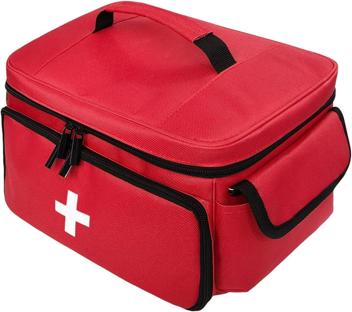 Medicine Storage Bag Family First Aid Box Pill Bottle Organizer for Emergency Medical Supplies