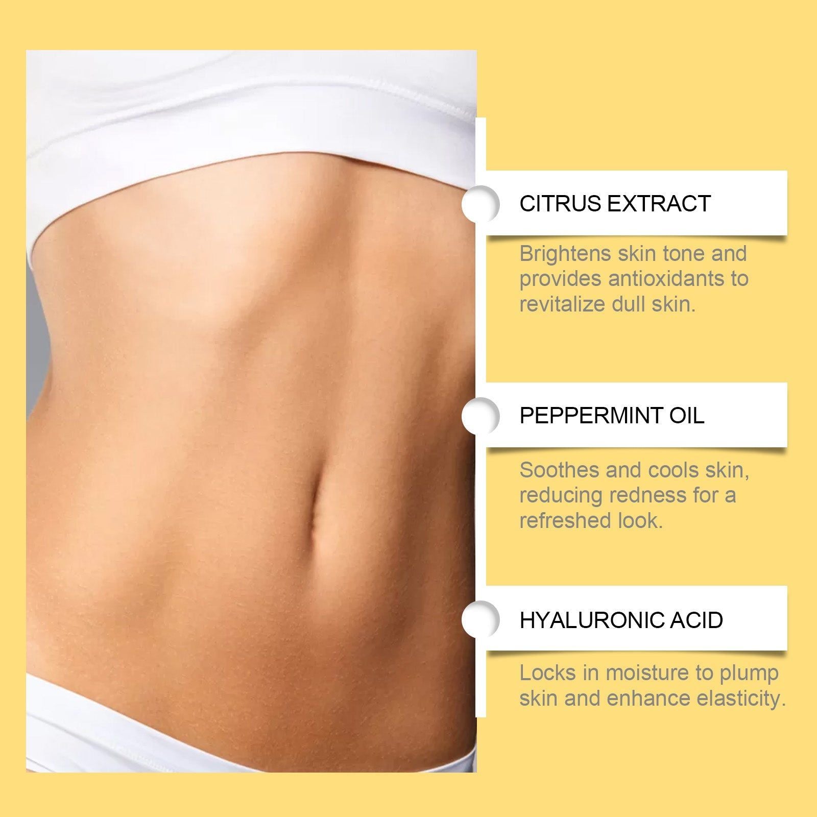 Citrus Mint Body Care Gel, Fat Burning, Skin Firming, Fitness Sweat ,100g