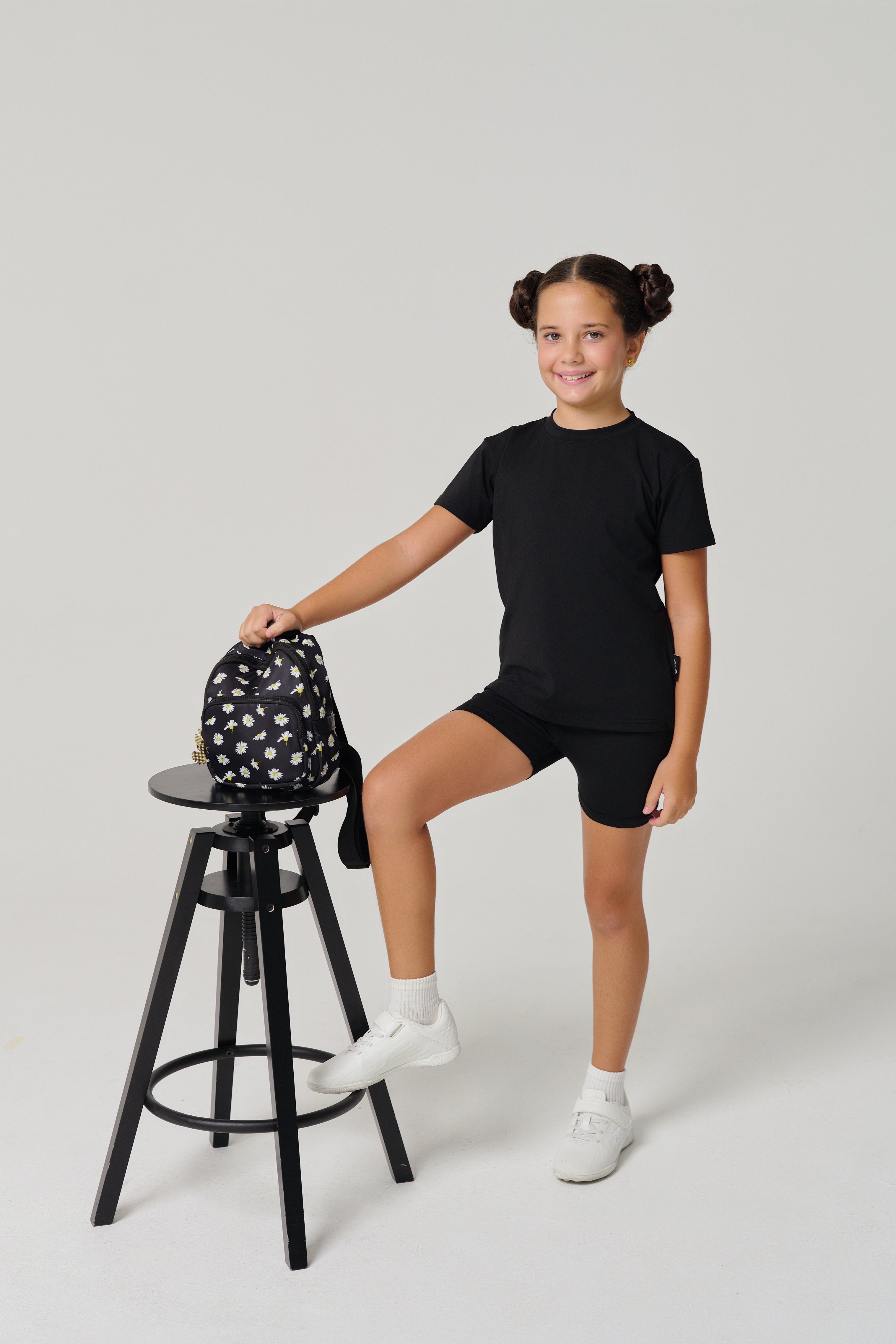 تي شيرت MULU Classic للأطفال (للجنسين) - أسود