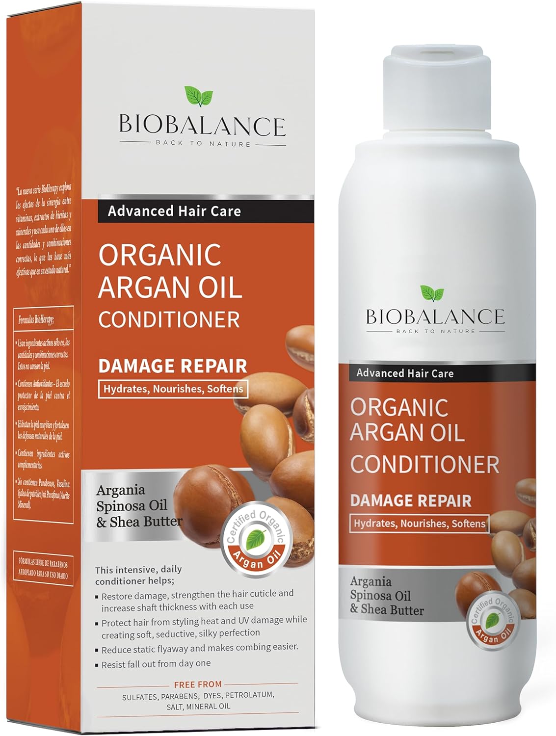 بلسم زيت الأرغان العضوي من Biobalance 330 مل