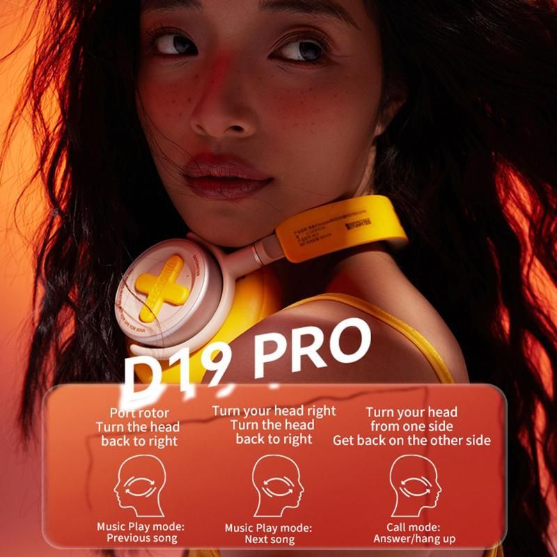 ANC and EDC Noise Reduction Bluetooth Headphones
