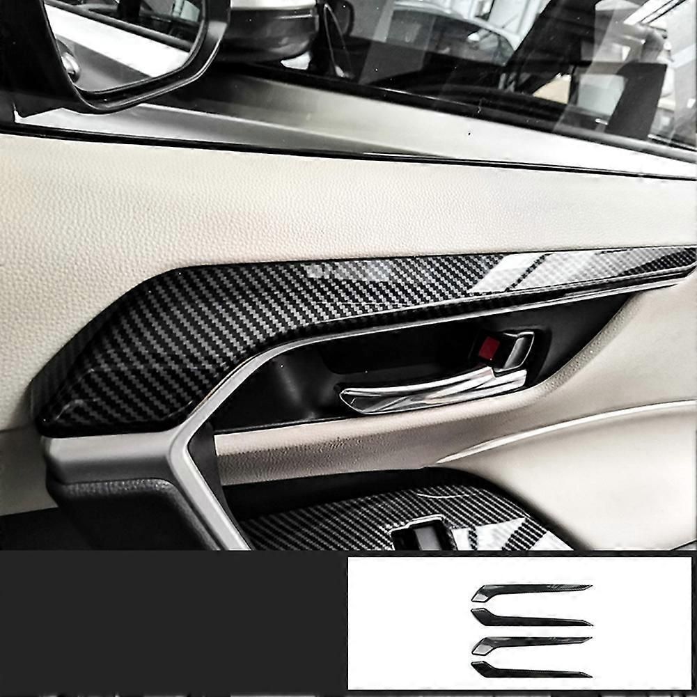 For Toyota RAV4 2019-2023 RAV 4 XA50 Hybrid Stainless Steel Door Armrest Frame Trim Cover Trim Accessories