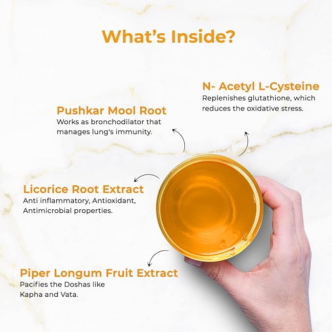 AURIC Lung Detox Effervescent Tablet - Drop Fizz & Drink Tablets 20