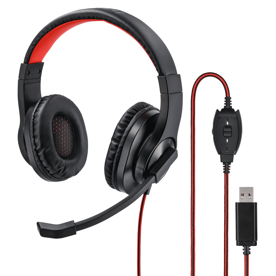 HAMA 139927 "HS-USB400" PC Office Headset, Stereo, black
